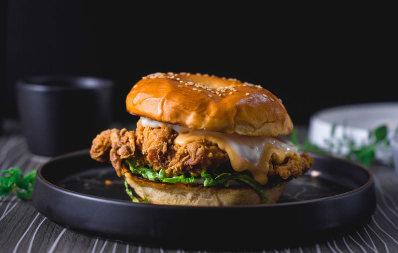 Double Stack Spicy Chicken Sandwich